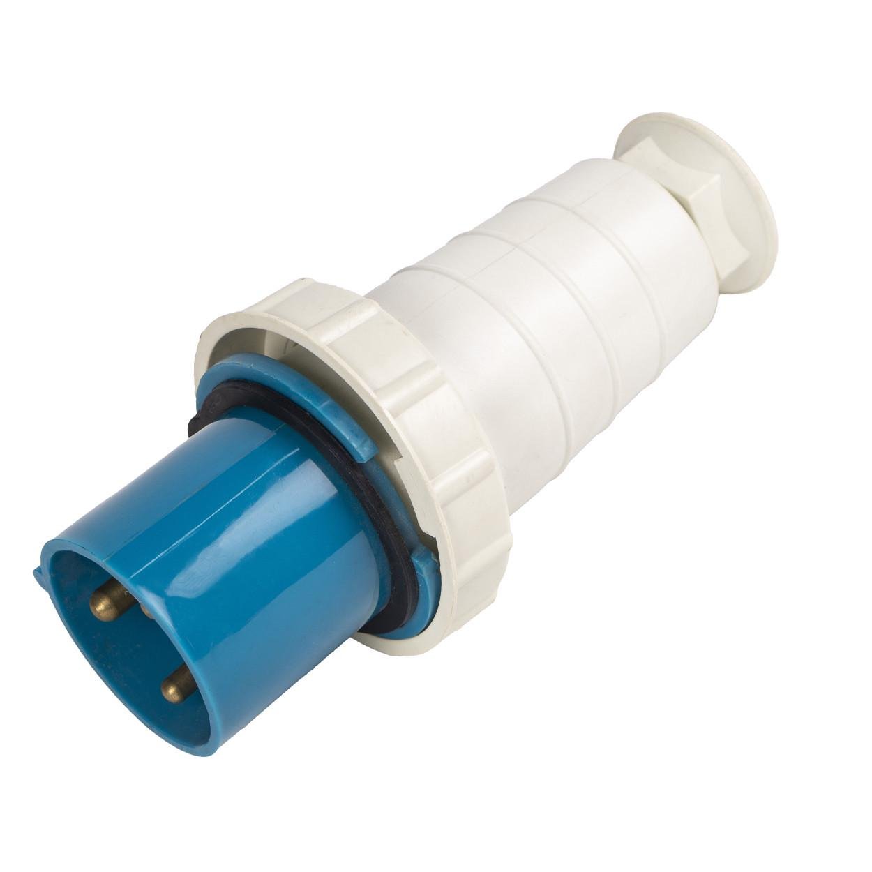 Силова штепсельна вилка TESLA 2P+PE IP44 16 A 220 В (149)