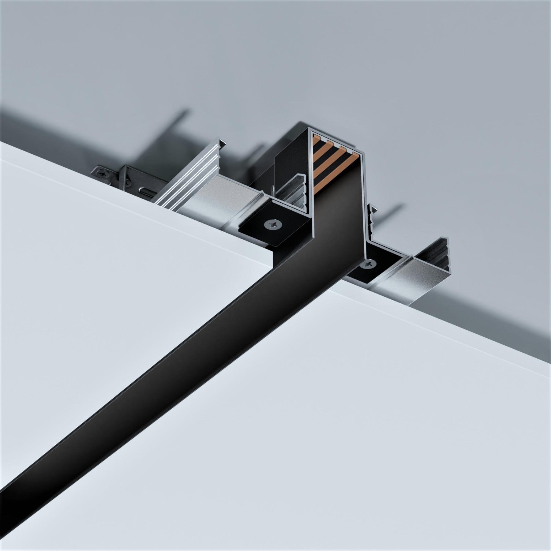 Шинопровід трековий магнітний Prolum M25 врізний накладний P25 1 м 220V (28584883) - фото 2 Шинопровід трековий магнітний Prolum M25 врізний накладний P25 1 м 220V (28584883) - фото 2