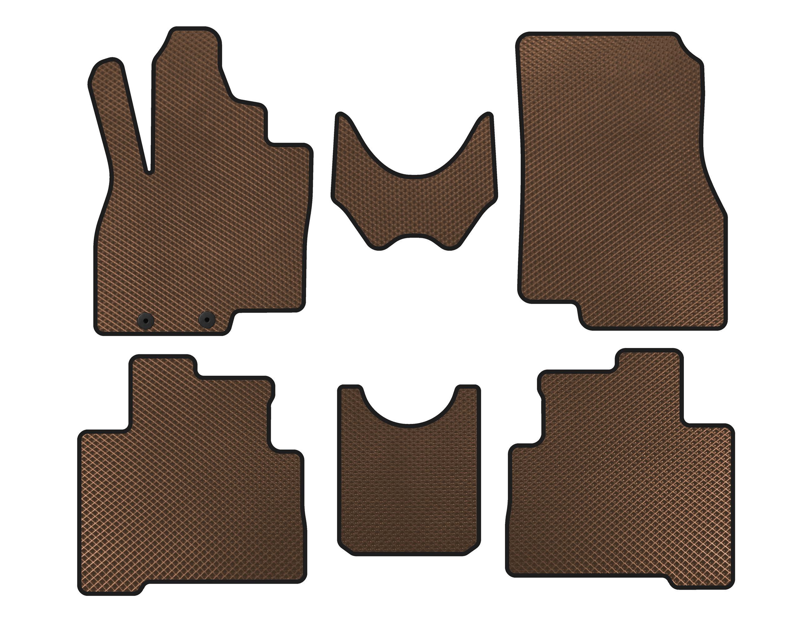 Коврики EVA Digital Designs для Mitsubishi Grandis 2003-2011 гг. Коричневый (141850)