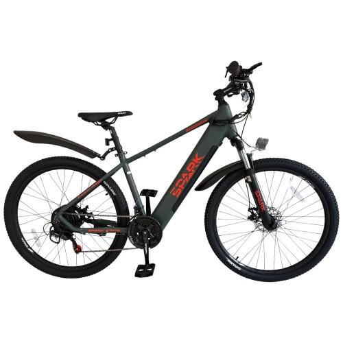 Велосипед с электромотором Spark E-MTB SHADOW 15" 48V 500W 12,8 Ah Хаки (000239954)