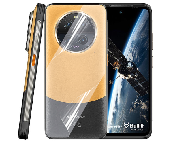 Противоударная гидрогелевая пленка Hydrogel Film для Ulefone Armor 23 ultra на заднюю панель, Transparent