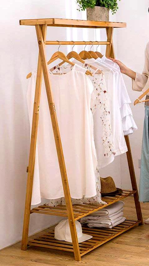 Вешалка-стойка для одежды из дерева Шумен 70 Мускат (СВГ-700707)