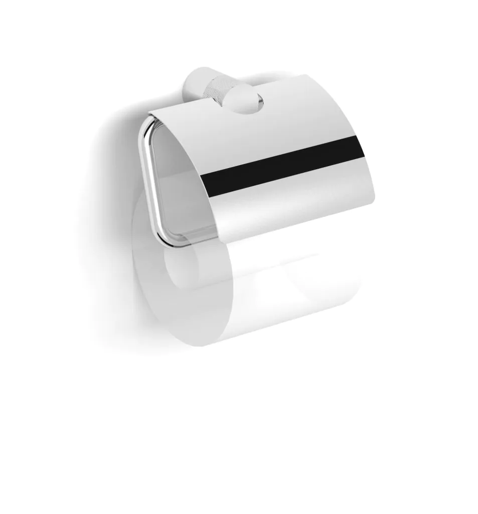 Тримач туалетного паперу Stella MEGAN з заслонкою 15х5х11 см Хром