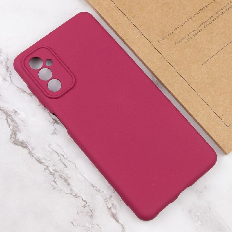 Противоударный Чехол Silicone Cover Lakshmi Full Camera (A) для Samsung Galaxy M14 5G Бордовый / Marsala - фото 4