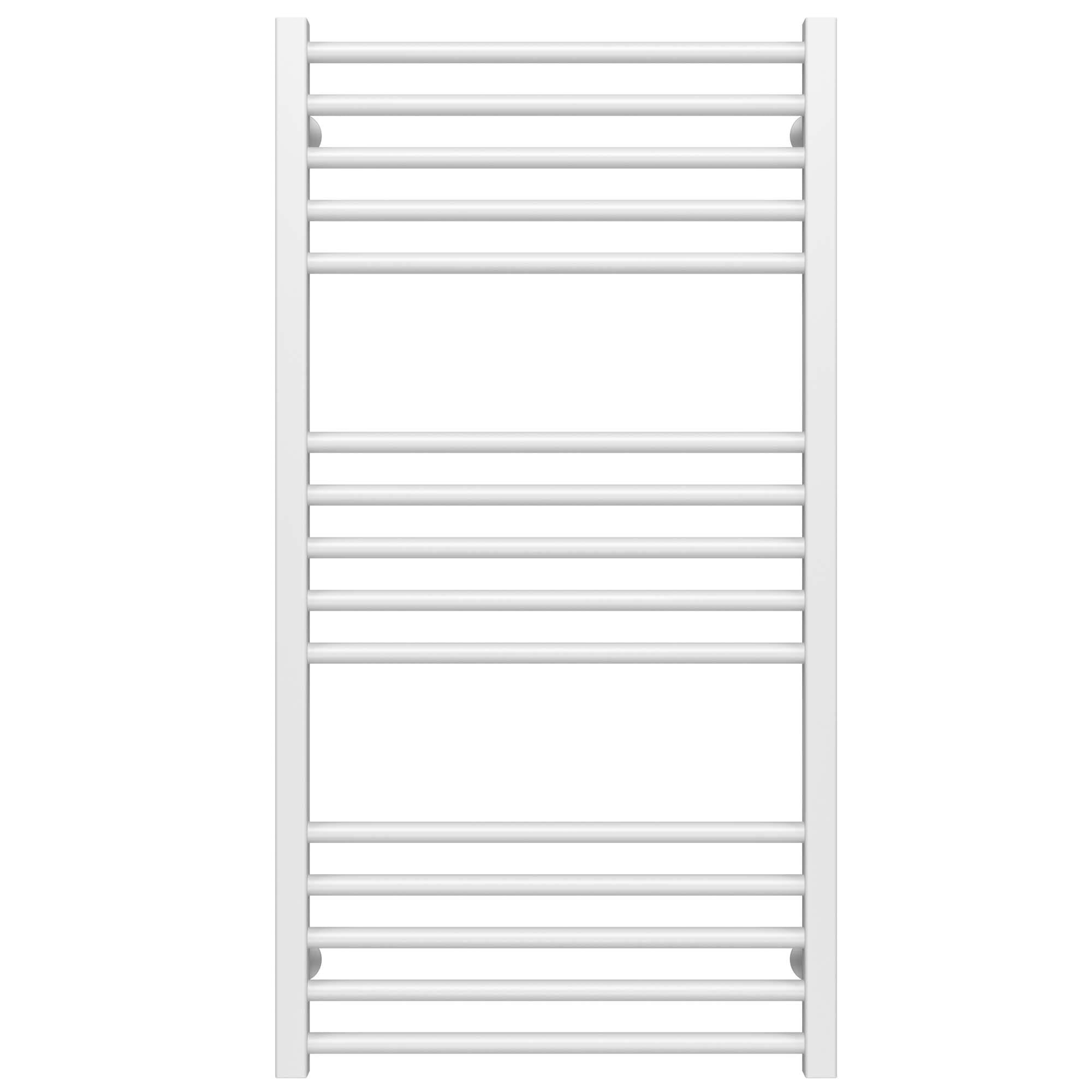 Рушникосушарка водяна Deffi Lima П15 бокове ліве підключення нержавіюча сталь 500х1000 мм Білий (A.LI.100.50.15.W.B)