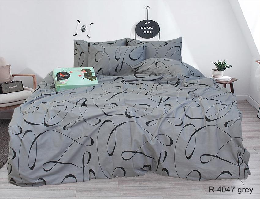 Комплект постельного белья TAGtekstil полуторный наволочки 50x70 см (R4047grey)