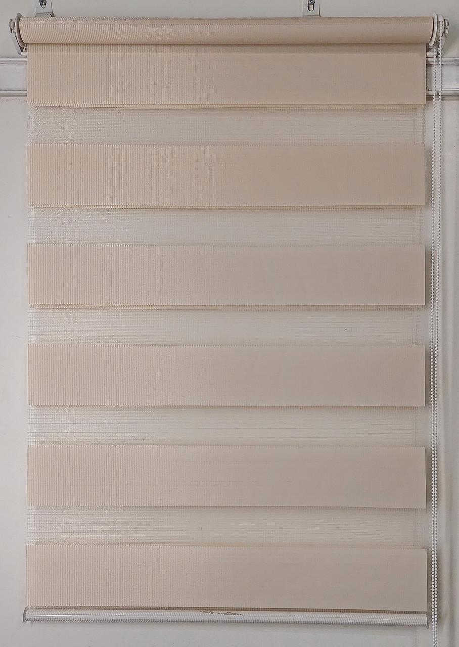 Рулонная штора день-ночь Miranda ВН DN-232 75х200 см Кремовый (ВН DN-232-125)