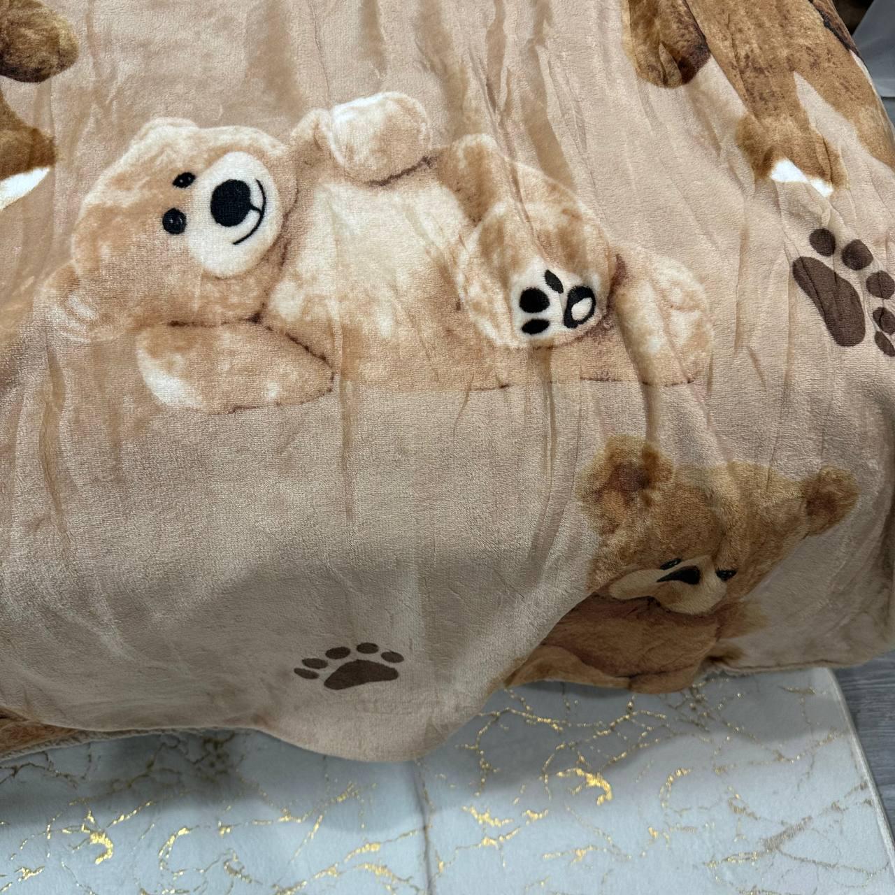 Плед-покривало двостороння 150х210 см Бежевий (30230758) - фото 4 Плед-покривало двостороння 150х210 см Бежевий (30230758) - фото 4