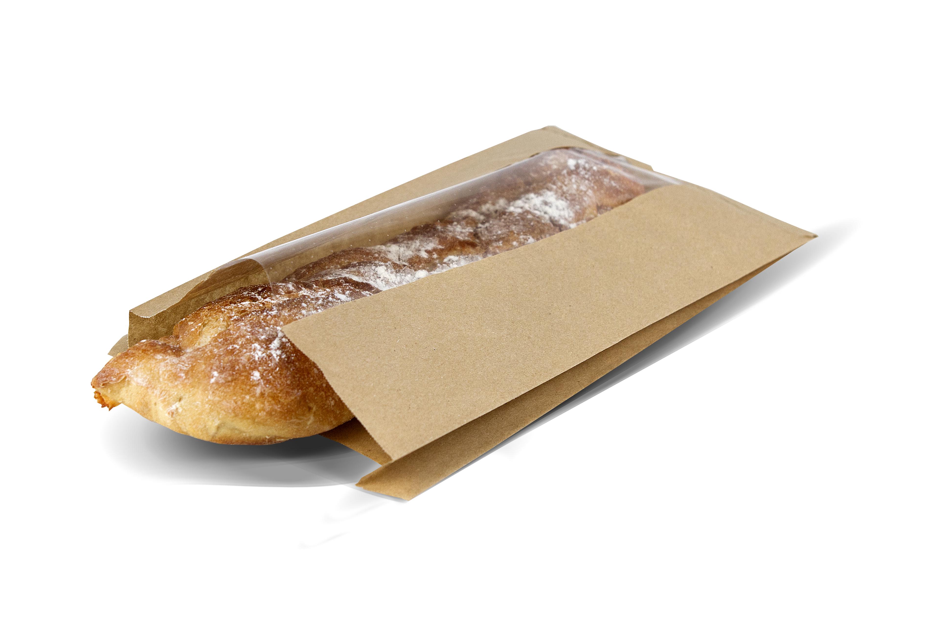 Пакет-саше бумажный с окном 150х50х340 мм 50 мм 1000 шт.