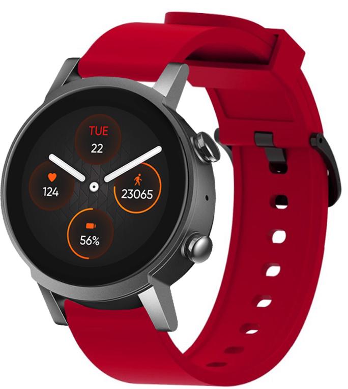 Ремінець Like для Mobvoi TicWatch E3 Red (26749-2D)