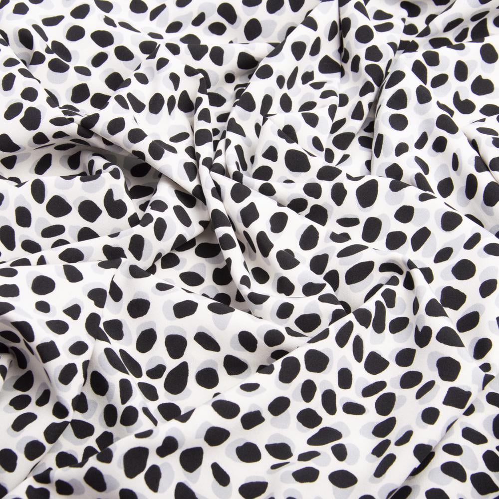 Ткань платевая Super Soft камни Черный (23954)