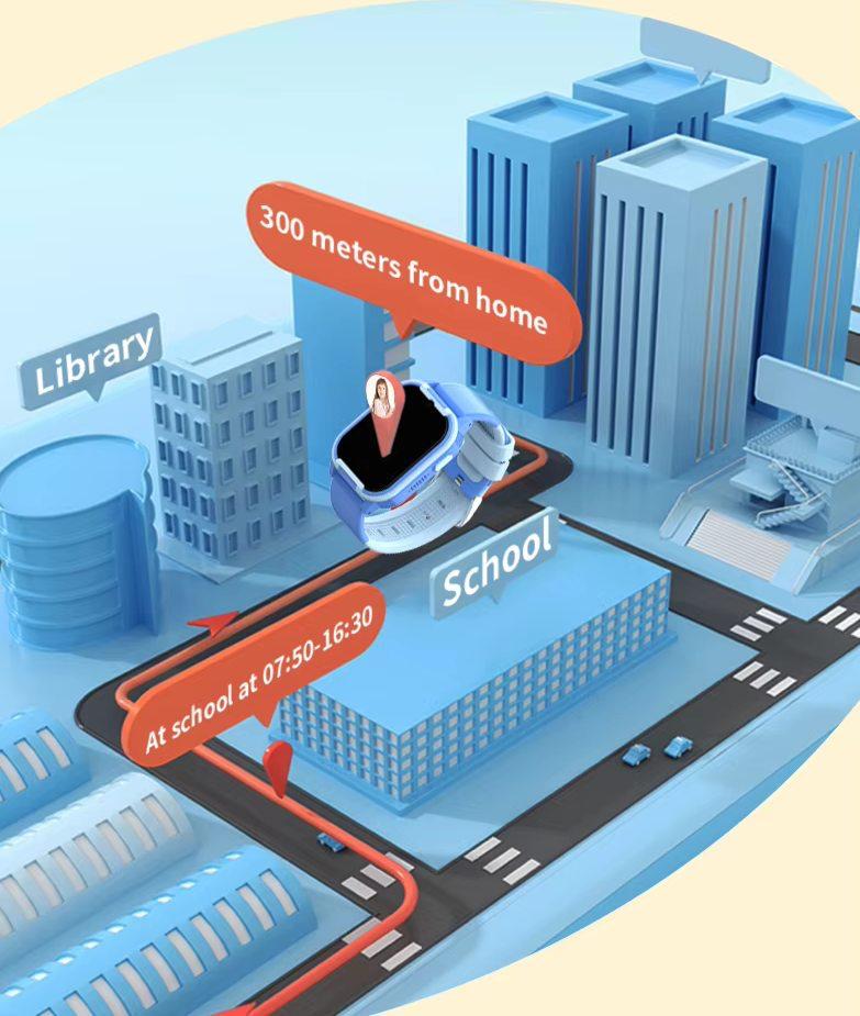 Дитячий смарт-годинник 4G Lemfo T10 з пульсометром, датчиком зняття з руки, GPS, відеодзвінками, кнопкою SOS, до 3 днів роботи Рожевий (8676788) - фото 9