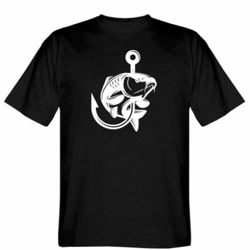 Футболка мужская Stedman Карп на крючке S Черный (671660-2-59734-S)