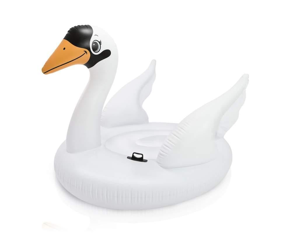 Плот надувной для катания Intex 56287 Белый лебедь 194x152x147 см