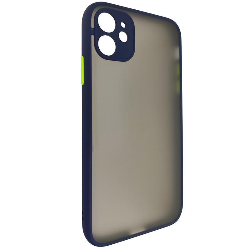 Чехол Totu Camera Protection для Apple iPhone 11 Dark Blue (29caa1-3164)