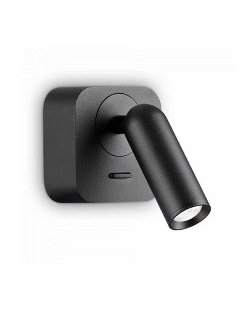 Спот Ideal Lux 260655 Bean Square AP Nero 3,5 Вт 220 Лм 3000K (14525325)