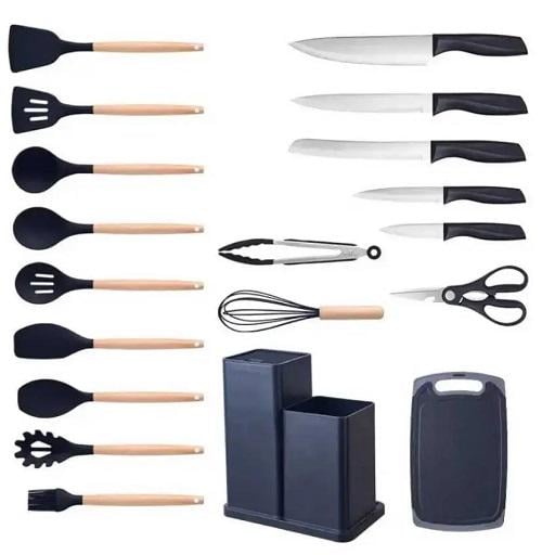 Набор ножей и кухонных принадлежностей 19 пр. (14001404)