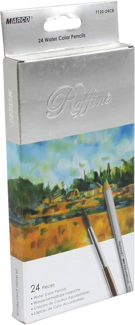 Олівці акварельні Raffine 24 кольорів