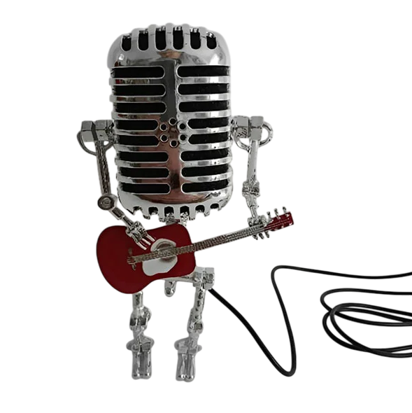 Светильник настольный в виде ретро-микрофона (C01293) Светильник настольный в виде ретро-микрофона (C01293)