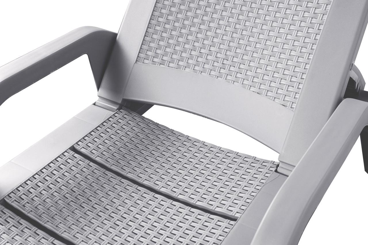 Шезлонг-лежак Bica Nilo посилений із підлокітниками 190х71х46 см (CNT00012554) - фото 5 Шезлонг-лежак Bica Nilo посилений із підлокітниками 190х71х46 см (CNT00012554) - фото 5