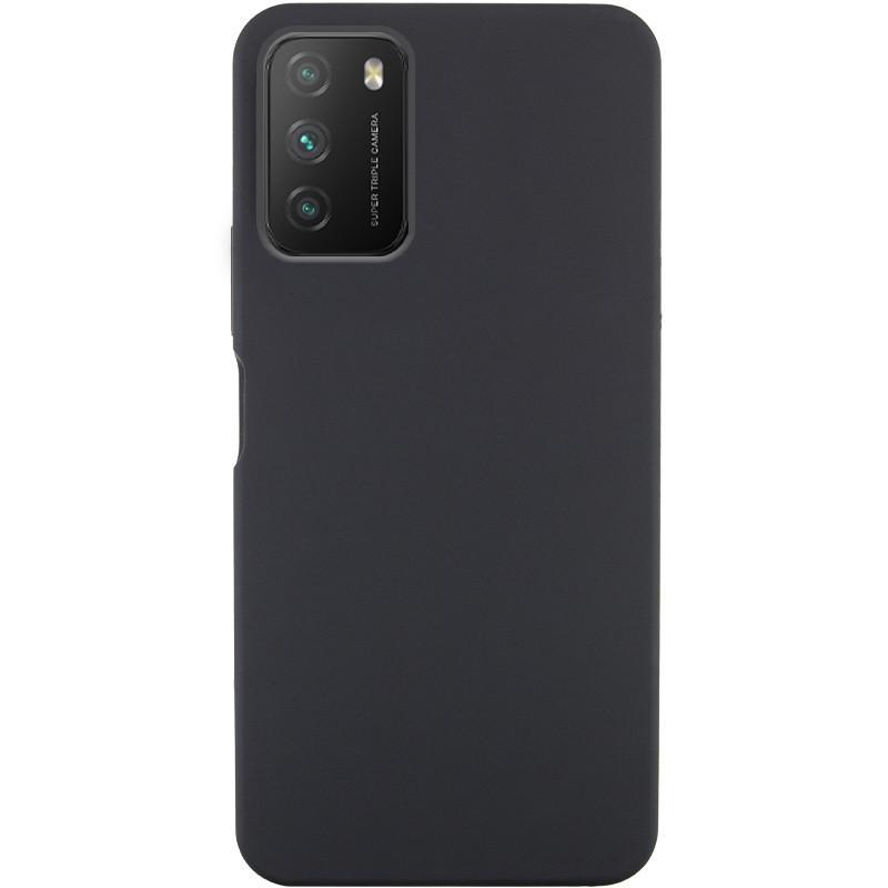 Противоударный чехол Silicone Cover Lakshmi Full Camera (AA) для Xiaomi Poco M3 Black