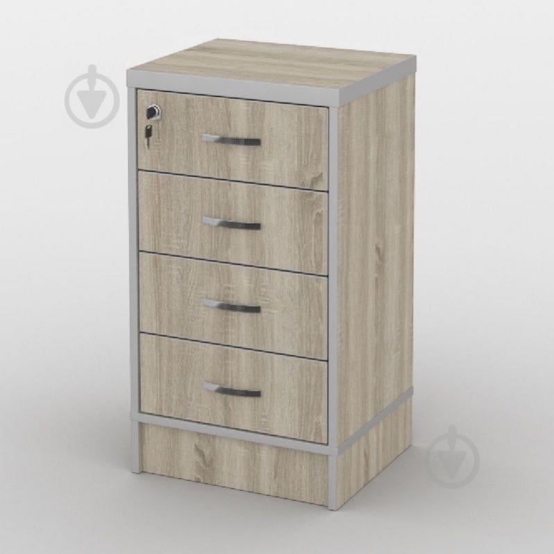 Тумба офисная Тиса Мебель ТМ-121/1 Сонома Тумба офисная Тиса Мебель ТМ-121/1 Сонома