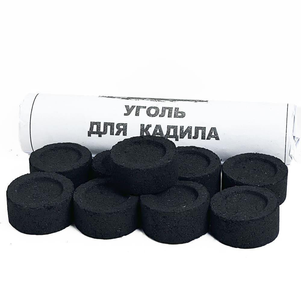 Уголь кадильный не быстрого розжига 50 мм 9 шт. (00010483) - фото 1 Уголь кадильный не быстрого розжига 50 мм 9 шт. (00010483) - фото 1