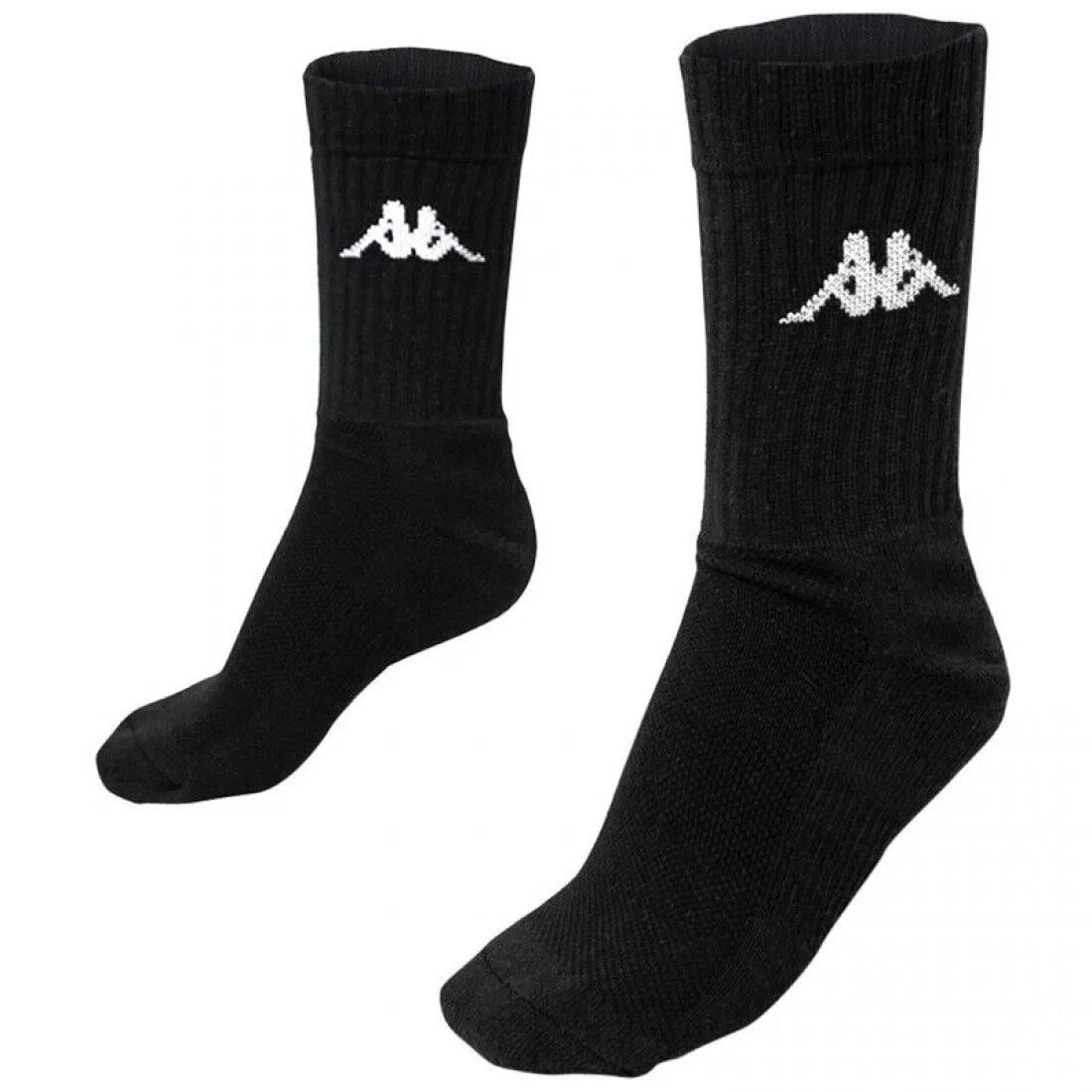 Носки Kappa Trisper Tennis Sock 3-pack р. 39-42 Black (303WIG0-902)