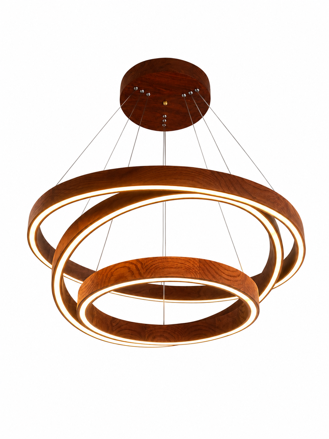 Подвесная LED-люстра LightWood Galicia из натурального дуба 60 Вт Светлое дерево (00000803)