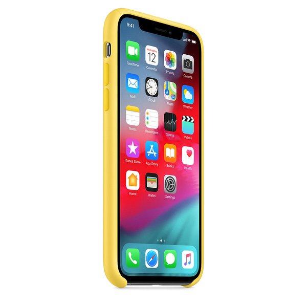 Чехол-накладка Apple Silicone Case for iPhone X, Yellow (HC) (A) Чехол-накладка Apple Silicone Case for iPhone X, Yellow (HC) (A)