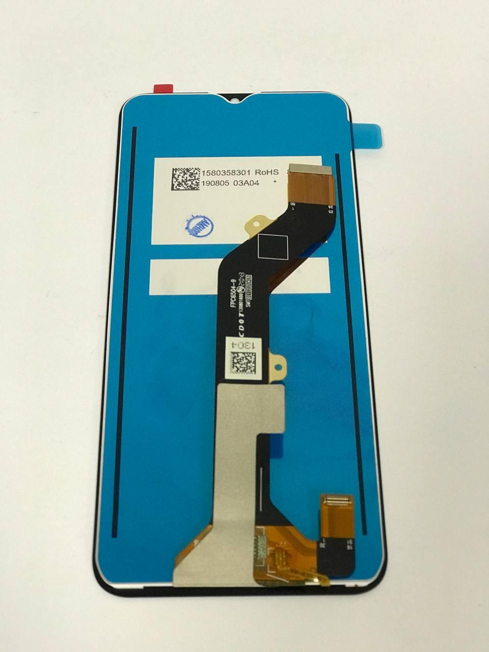 Дисплейний модуль та сенсор для Tecno Spark 6 Go/KE5 FPC6504 PRC Black (29758626)