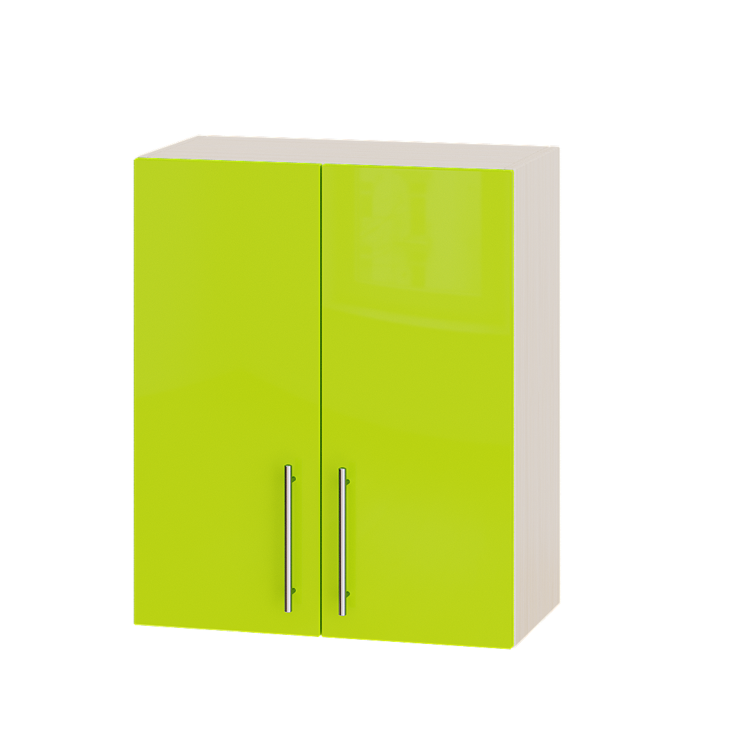 Шафа верхня Еверест Модерн модуль Верх В10-600 60х30х72 см Лайм глянець/Дуб Молочний (04909) - фото 1 Шафа верхня Еверест Модерн модуль Верх В10-600 60х30х72 см Лайм глянець/Дуб Молочний (04909) - фото 1