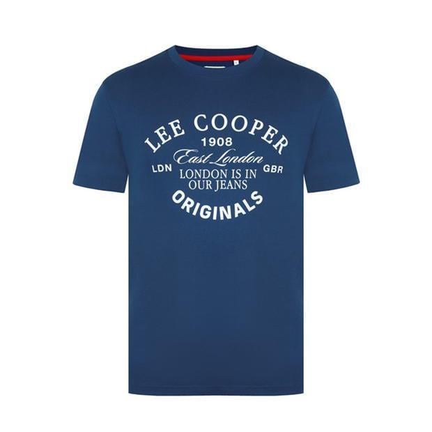 Футболка мужская Lee Cooper L Синий (TS0001M045)