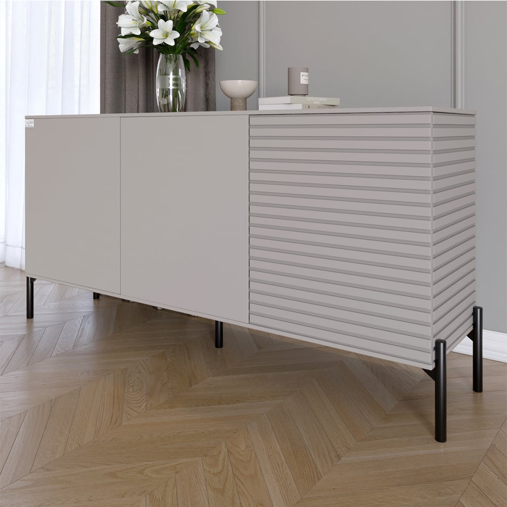 Комод Lion Грей 154x38x76,5 см Кашемир/Кашемир (LION-041813)