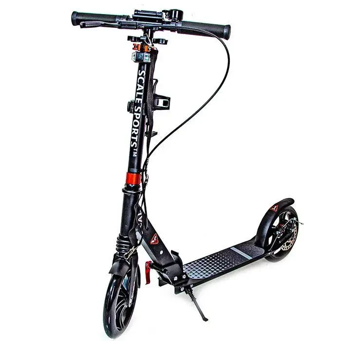 Самокат металевий Scale Sports SS-12 з дисковим гальмом і LED-ліхтарем (2489476388) Самокат металевий Scale Sports SS-12 з дисковим гальмом і LED-ліхтарем (2489476388)