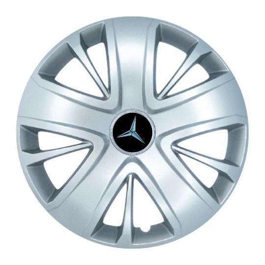 Автомобильные колпаки SKS 341 R15 с логотипом Mercedes 4 шт. Серебристый Автомобильные колпаки SKS 341 R15 с логотипом Mercedes 4 шт. Серебристый