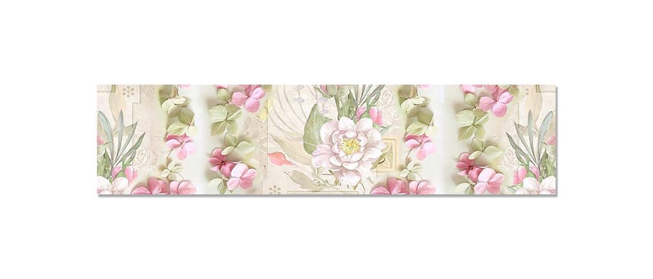 Фартук кухонный Пастельные цветы полевые 60х250 см Зеленый Фартук кухонный Пастельные цветы полевые 60х250 см Зеленый