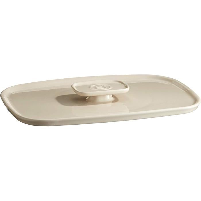 Кришка прямокутна Emile Henry від форми для запікання 30,5x22,5x3 см Бежевий (2629883)