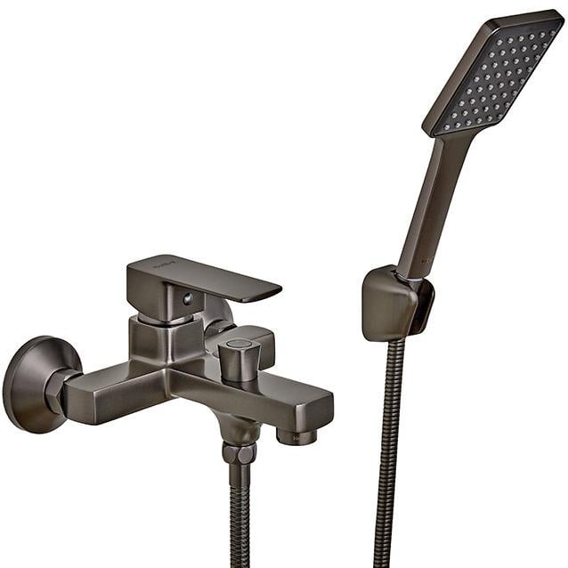 Смеситель для ванны Haiba Kubus 009 HB4007 однорычажный Графит (214390)