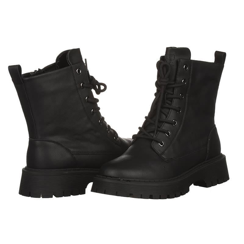 Черевики жіночі It ts E73-6 шкіряні р. 36 Чорний (10059)