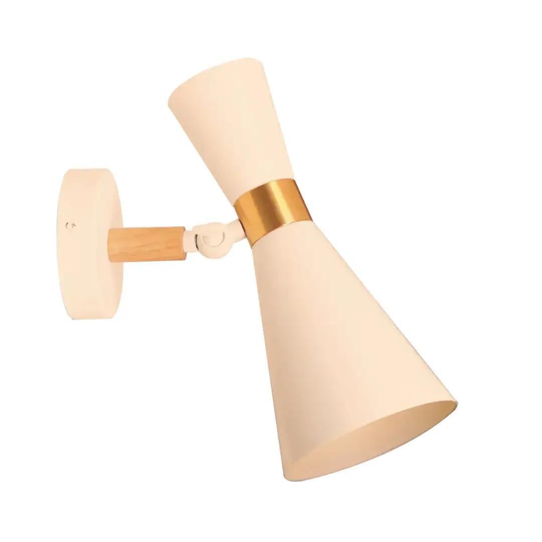 Бра Velmax V-WL-TRUMPET-Wh-Gr 60W E27 Белый (28688912)