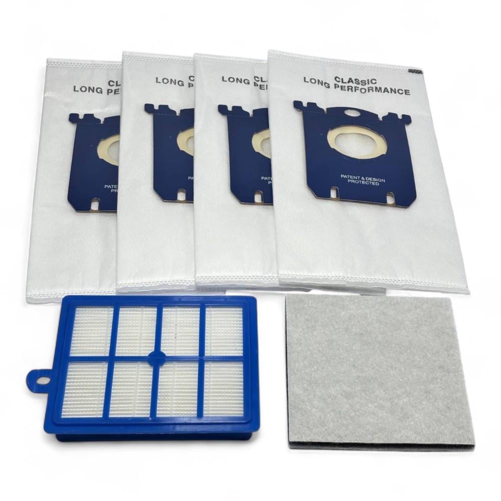 Набор мешков 4 шт. для пылесоса Philips-Electrolux S-bag Clasic long performance и комплект фильтров Philips Набор мешков 4 шт. для пылесоса Philips-Electrolux S-bag Clasic long performance и комплект фильтров Philips