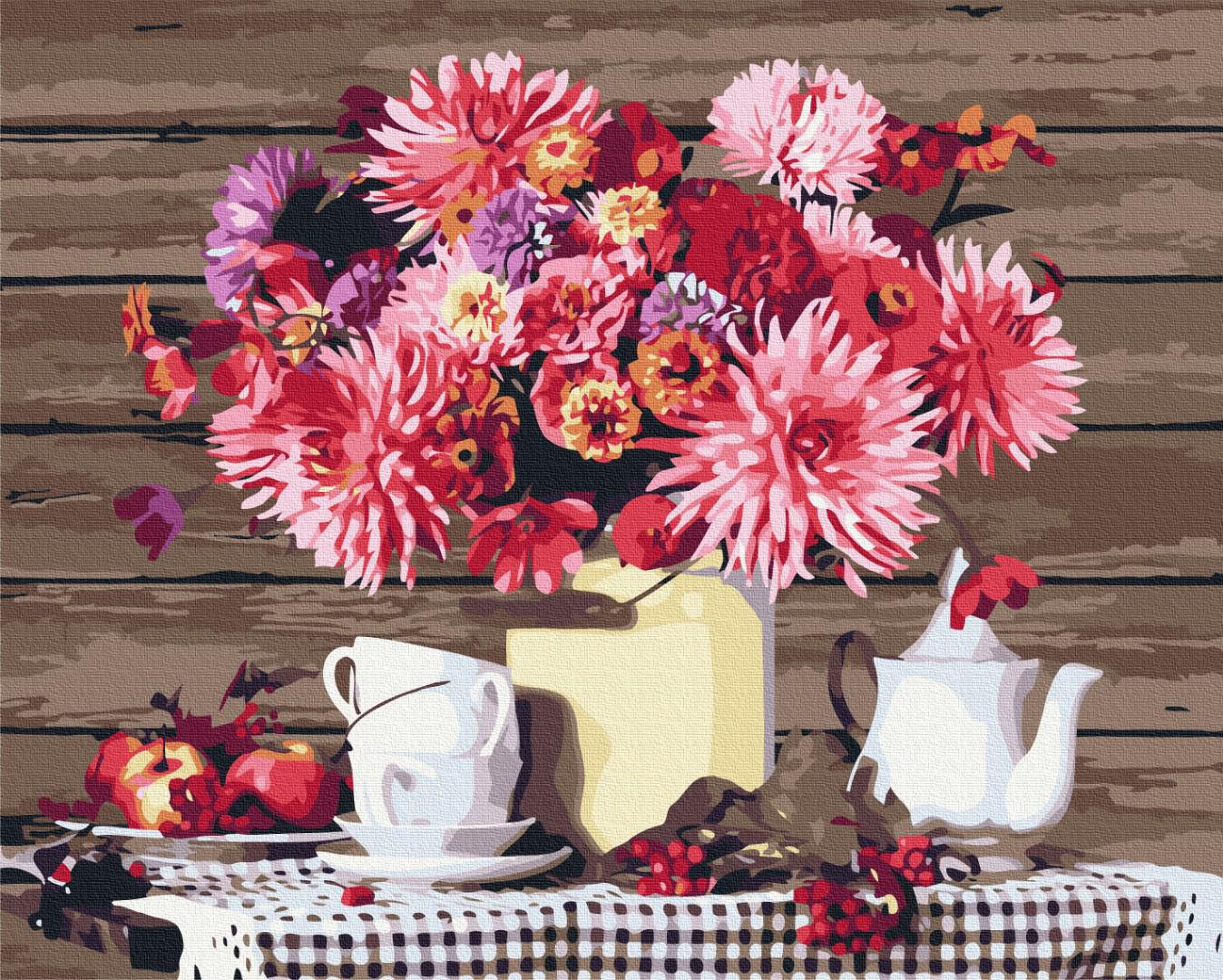 Картина по номерам Brushme Загородный натюрморт 48x60 см (BS52769L) Картина по номерам Brushme Загородный натюрморт 48x60 см (BS52769L)