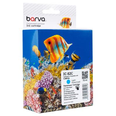 Картридж Barva HP 82 C4911A 1400 стр. Cyan (IC-82C)