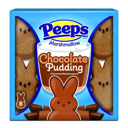Зайчики из маршмеллоу Peeps Chocolate Pudding 8 chicks 85 г (1399532968)