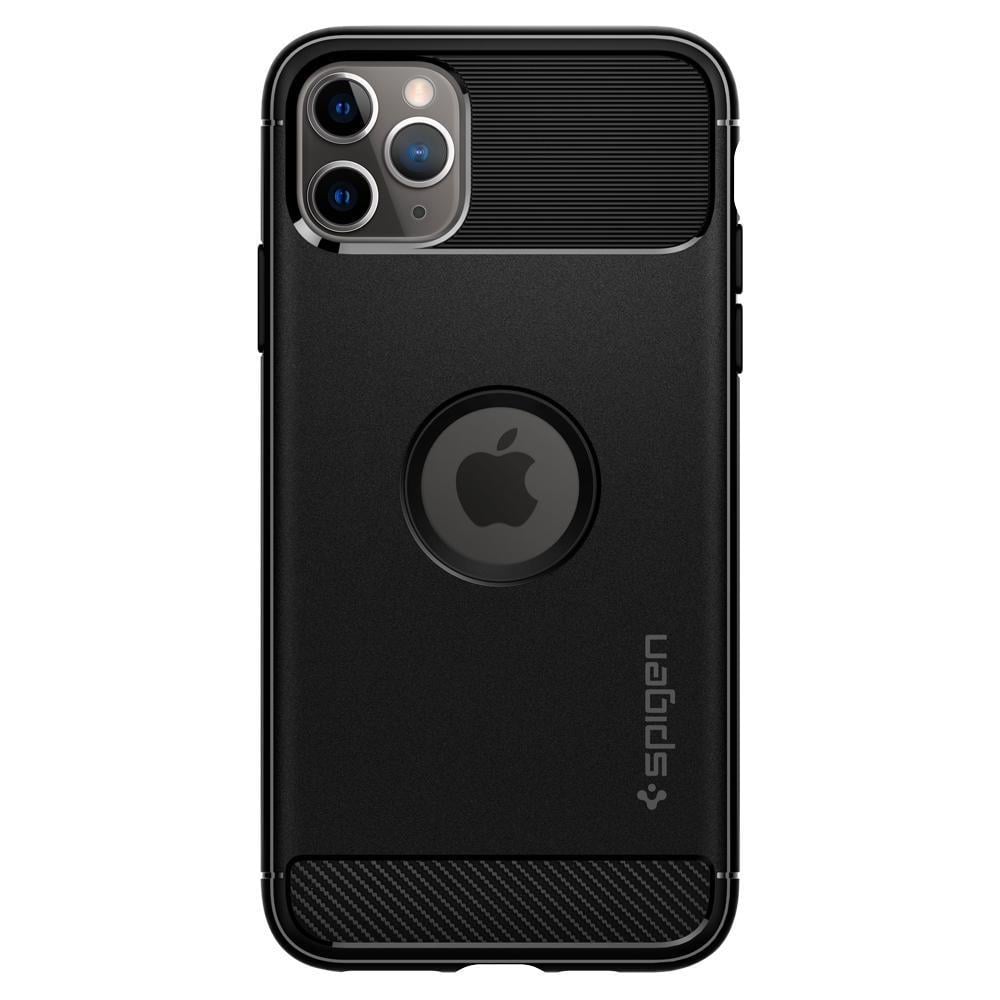 Чехол противоударный Spigen Rugged Armor для Iphone 11 Pro Black