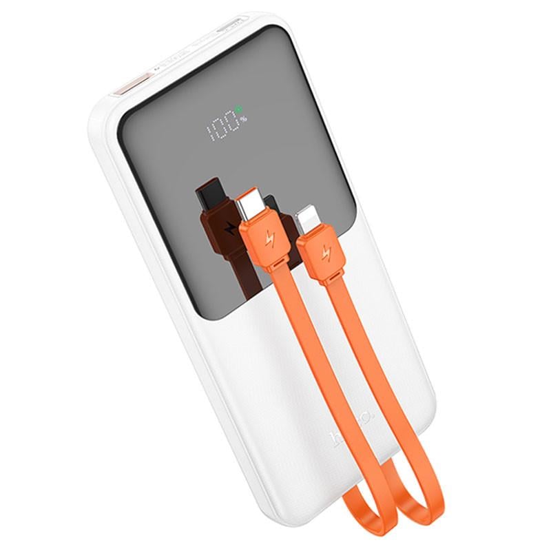 Повербанк Hoco J119 Sharp charge 22,5W+PD20W 10000 mAh White (00000067632_1)