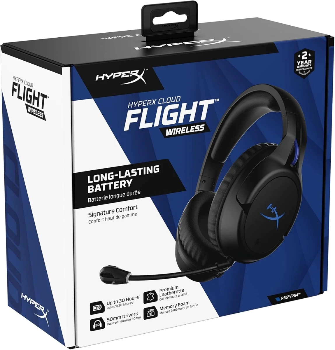 Навушники HyperX Cloud Flight Playstation HHSF1-GA-BK/G (4P5H6AA) - фото 7