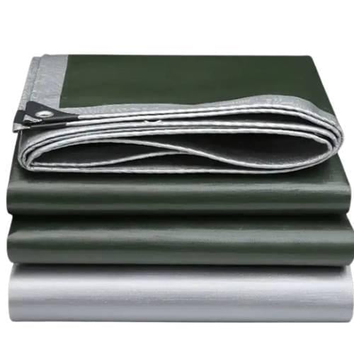 Тент тарпаулиновый Shadow с металлическими люверсами 150 г/м² 8x12 м Серый (TESH00016)