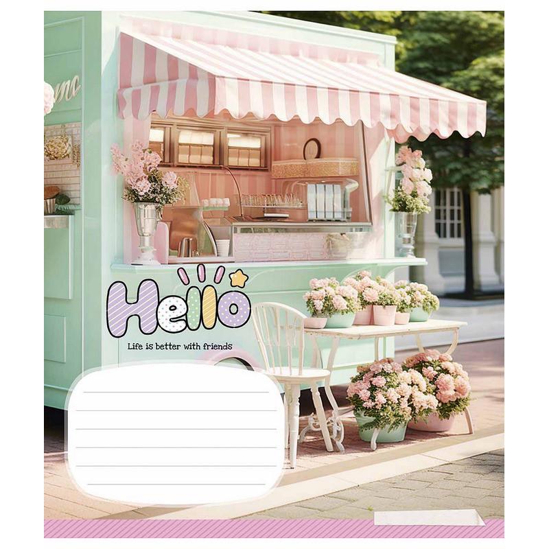 Шкільний зошит So Cute 024-3359K-5 в клітинку 24 аркуша (RLT43317)